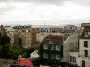 Paris skyline from Montmartre