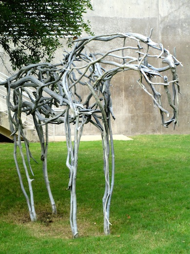 Hina, a bronze sculpture by Deborah Butterfield, 1990-91